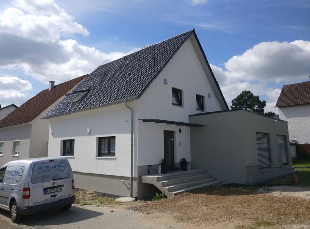 Glasvordach